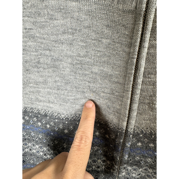 J Crew Vintage Y2K 100% Merino Wool Preppy Holiday Old Money Luxury Sweater M - Picture 3 of 11